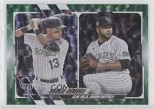 2021 Topps Update Rookie Combos Green Foil /499 Jordan Sheffield Alan Trejo 02sx