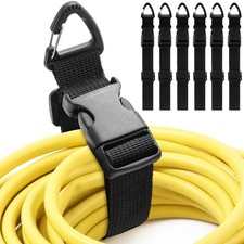 6 Pack 17 Inch Adjustable Extension Cord Holder Organizer With Triangle Clips Fo