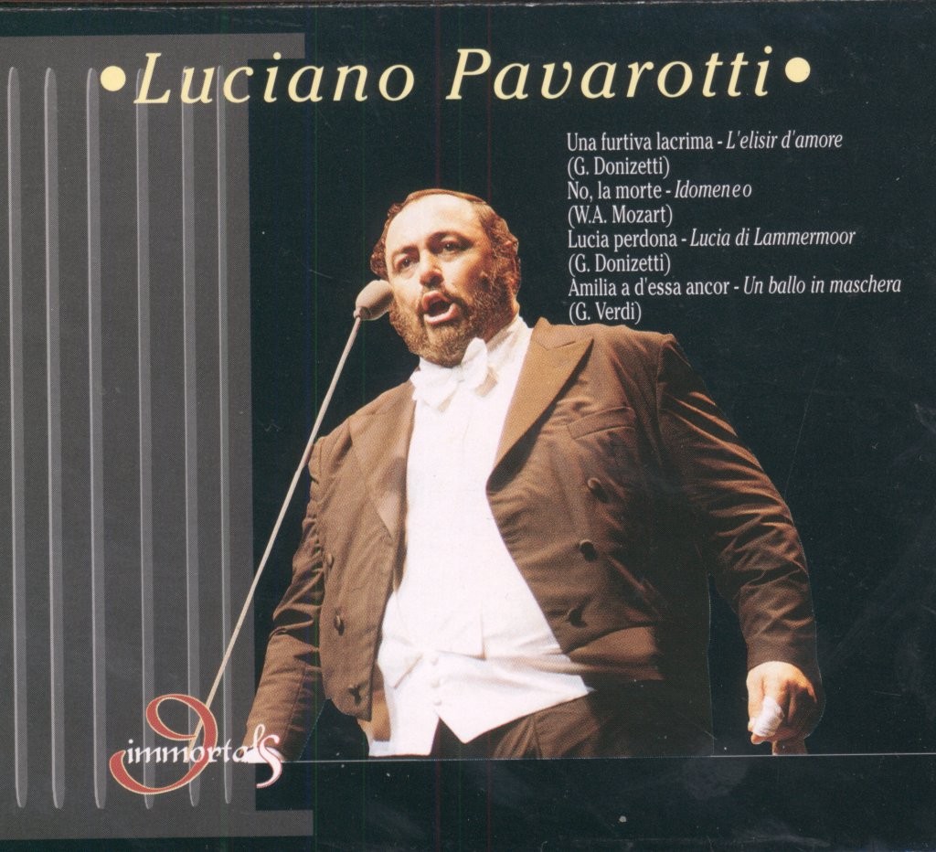 11004 Luciano Pavarotti Immortals CD Europe Dring 1999 with card slipcase 11004