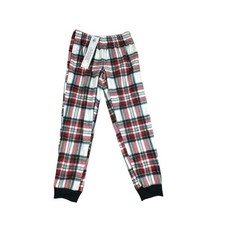OLD NAVY Unisex Medium 8 Multicolor Plaid Fleece Waistband Jogger Pj Pants