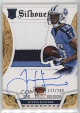 2013 Panini Crown Royale Silhouettes Auto 172/299 Justin Hunter #216 Auto 0o5y