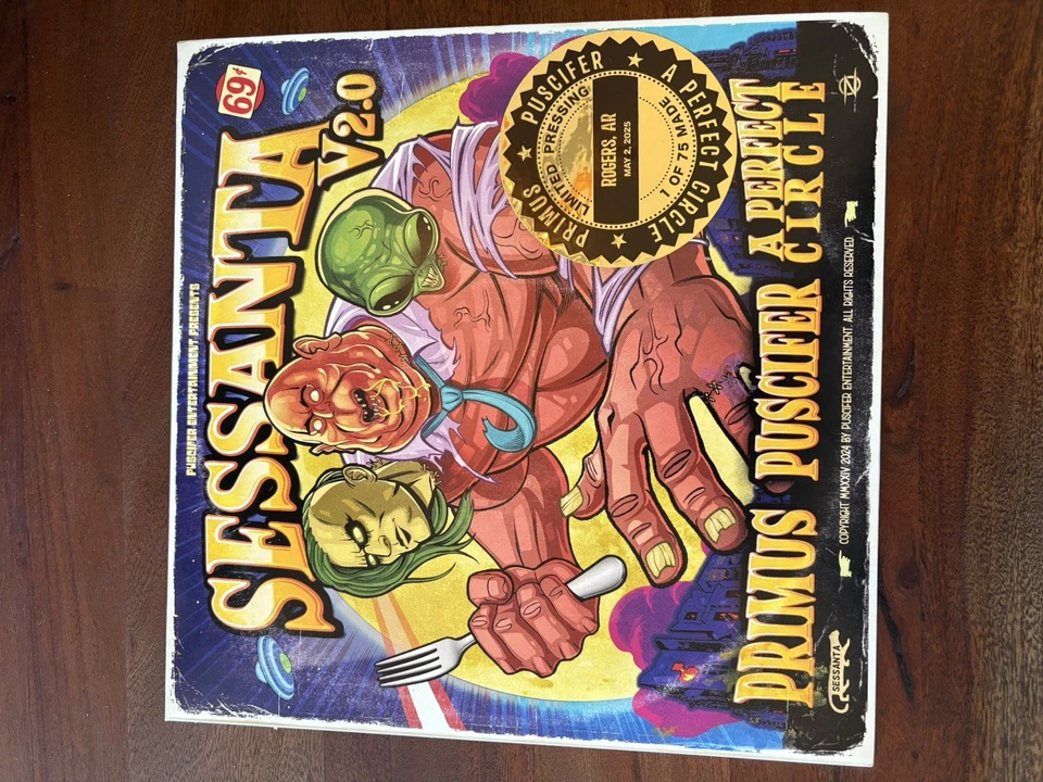 SESSANTA 2.0 EP SIGNED 5/02/25 A Perfect Circle Puscifer Primus Rogers Ark.1 /75 Foto 2 de 2