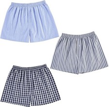 Mens Boxer Shorts for Men 100 Cotton Loose Fit 3 Boxers Men size XL New Sealed