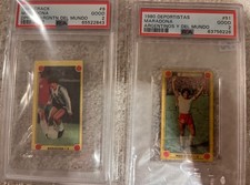 1980 Deportistas Crack Maradona #9 And #52 PSA 2 Hard Grade