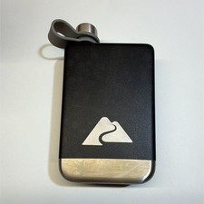 Ozark Trail 8 oz Metal Pocket Flask Black/Sil...