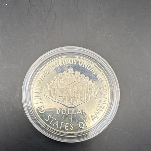 U.S. Mint 1987 Constitution 90% Silver Proof $1 coin - Picture 4 of 6