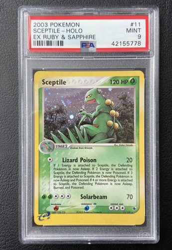 Sceptile graded PSA 9 for sale on eBay
