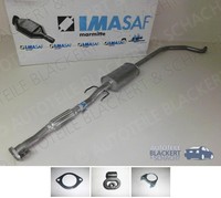 Imasaf Auspuff Mitteltopf für Fiat Grande Punto (199) 1.4 70Kw+ZubehöR 2006-2009