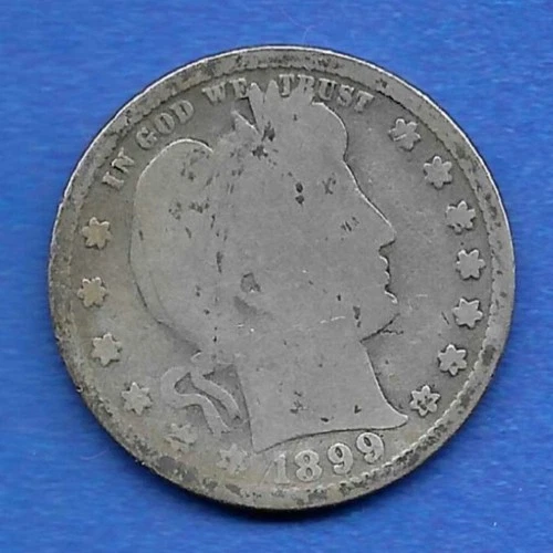 1899 BARBER QUARTER DOLLAR, OVER 100 YEARS OLD!!!