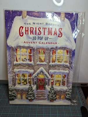The Night Before Christmas 3D Pop-Up ADVENT CALENDAR Babalu