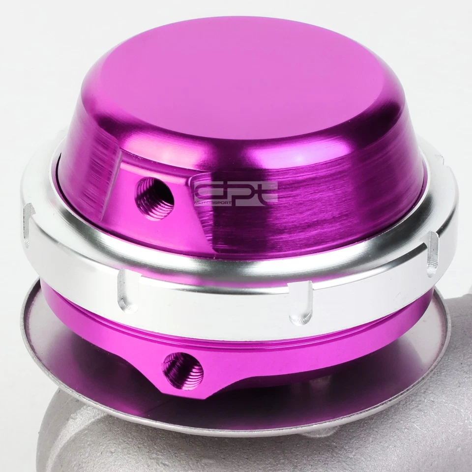 ESCAPE UNIVERSAL EXTERNO 40MM TURBO BANDA V 4" WASTEGATE BYPASS + RESORTE PÚRPURA Foto 2 de 4