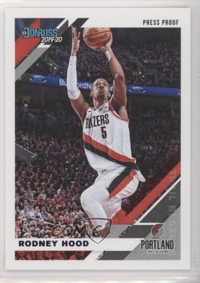 2019-20 Panini Donruss Press Proof Purple 23/199 Rodney Hood #168 0x1