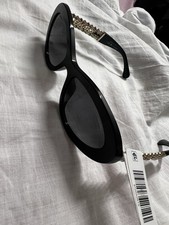 Chanel 5538-Q 622/S8 Black Polarized Sunglasses CH5538Q 775 MSRP NO CASE