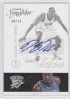 2012-13 Panini Signatures 10/10 Kendrick Perkins #87 Auto 9w4
