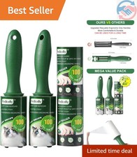 Extra Sticky Lint Rollers Pet Hair Remover for Laundry Clothes Furniture Carp...
