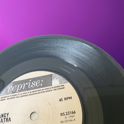 Nancy & Frank Sinatra - Somethin' Stupid - 7'' Reprise 1967 A1/B1 EX Vinyl