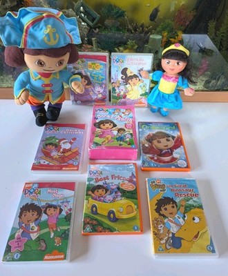 Dora The Explorer & Diego Mega Adventure Bundle - DVDs & Plüschtiere