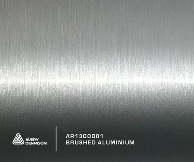 AVERY DENNISON GEBÜRSTETES ALUMINIUM SWF EXTREME TEXTUREN / LIEFERUNG AM NÄCHSTEN TAG
