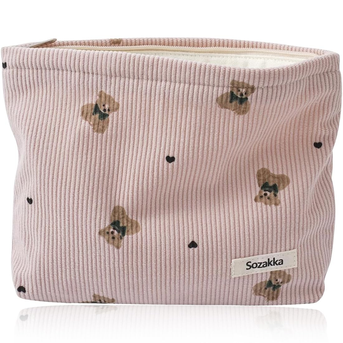 Trousse de toilette voyage lavable pour éviter les fuites de maquillage dans la valise