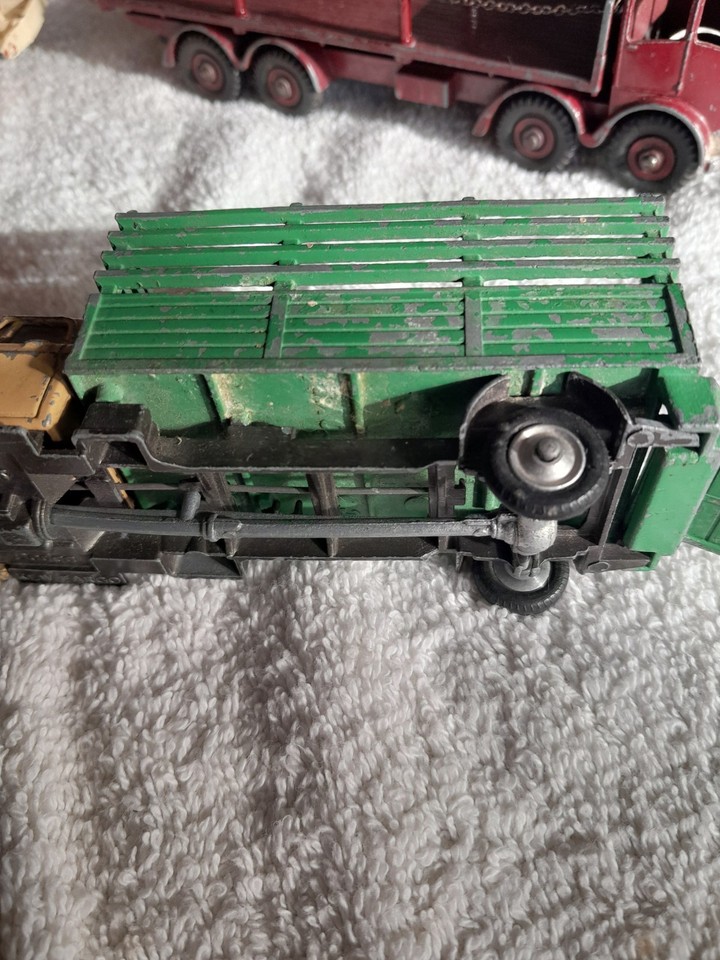 Eight dinky Supertoys Leyland Octopus tankers and trucks, a Leyland