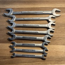 Vtg Craftsman Metric 8 Pc Open End Wrench Set 6mm - 24mm 16 Sizes V V Vv Vtg Craftsman Metric 8 Pc Open End Wrench Set 6mm - 24mm 16 Sizes V V Vv