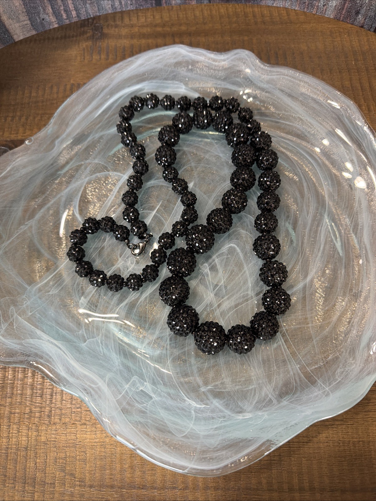 VTG Signed KJL Kenneth Jay Lane Black Rhinestones… - image 7