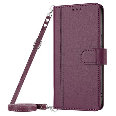 For Motorola Infinix 9 Card Wallet Case Flip Stand Crossbody Leather Cover Strap