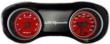 Us Speedo Red Dodge Charger Gauge Face For Clusters 2015-2024200mph Hellcat