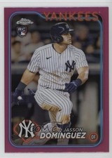 2024 Topps Chrome Pink Refractor Jasson Dominguez #89 0vd2