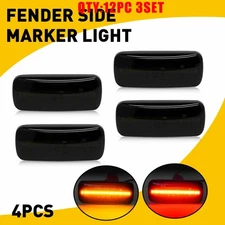 Fit 10-18 Dodge Ram 2500 3500 Dually HD R+F LED Fender Side Marker Lights 4-20X