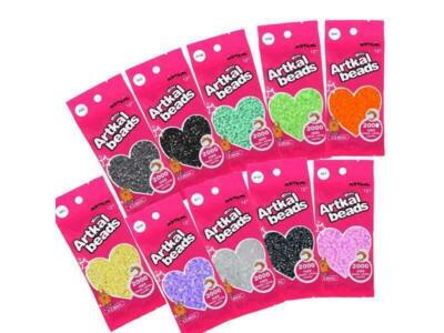 2000 Artkal MINI A 2,6mm  100-157  Bügelperlen Beads versch. Farben Steckperlen