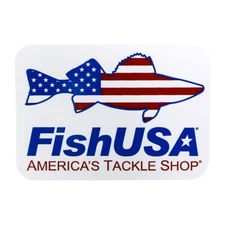 FishUSA Walleye Stars & Stripes Decal 207253