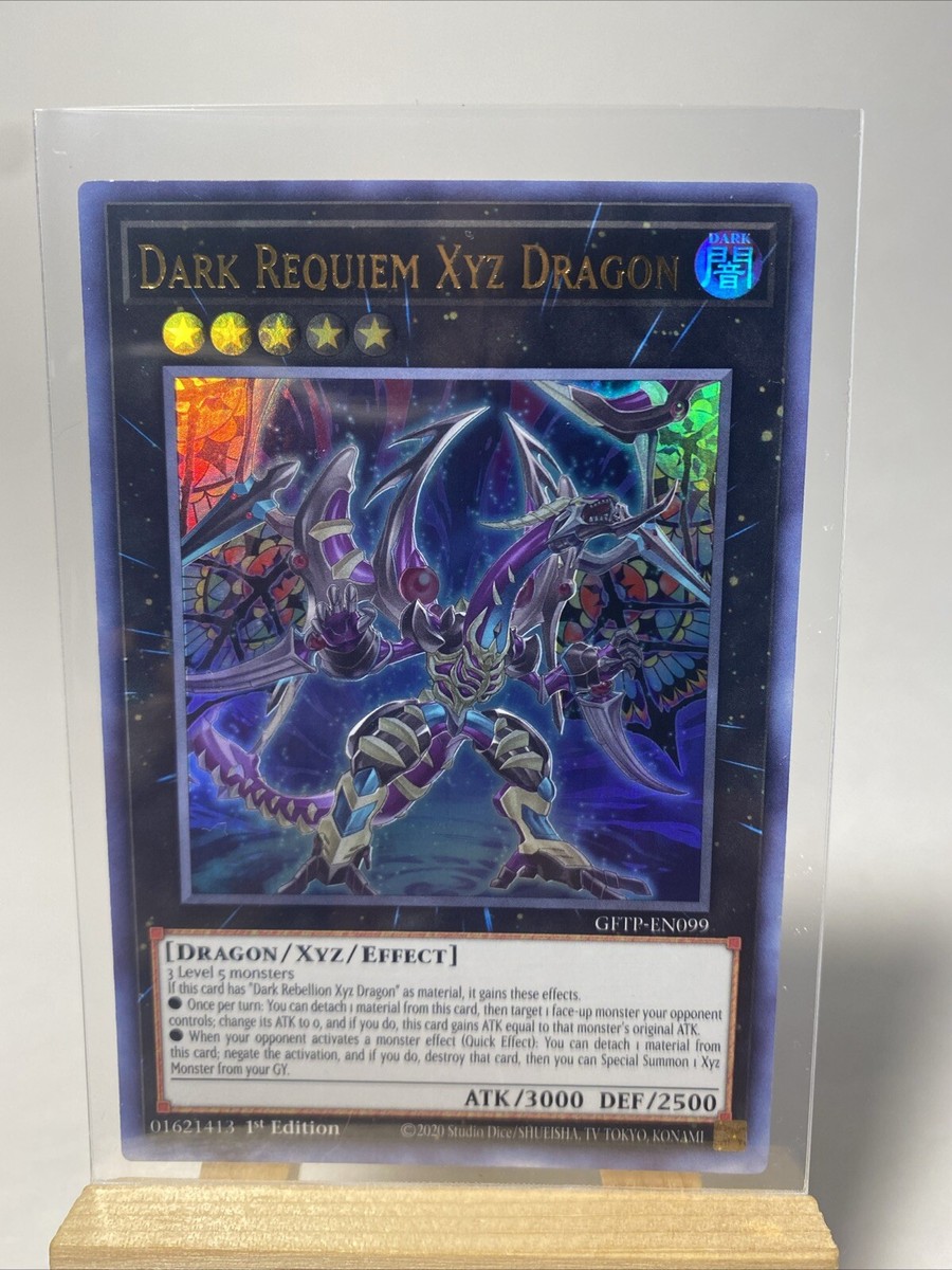 Dark Requiem Xyz Dragon LEHD-ENC34 Legendary Hero Decks 1st