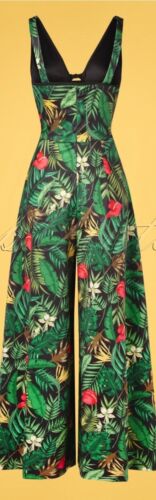 Rebel Love Retro Pinup Girl Jumpsuit NWT - Picture 3 of 10