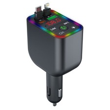 FM Transmitter Audio Receiver MP3 Player Fast Charging Hands free wireless Car