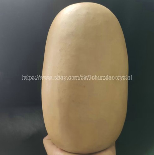 17.6 lb "Glow In The Dark"Tibetan Wealth-God Ancient Luminous Stone Old Dzi Bead - Picture 6 of 11