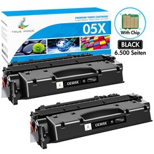 2PK High Yield CE505X 05X Toner Cartridge for HP LaserJet 2054 P2055dn P2055x