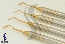 4 Composite Filling Instrument Restorative Kit Gold Coated Dental Instrument CE