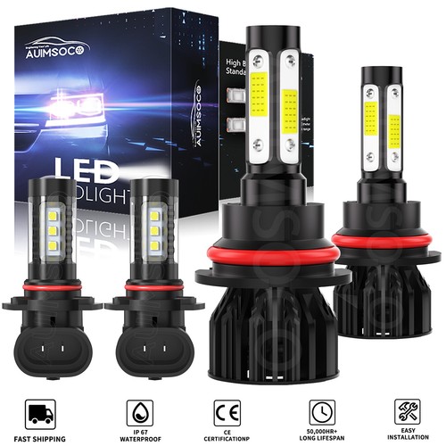 Combo de faros LED de haz alto/bajo + faros antiniebla para Ford Ranger 2001-2011 - Imagen 1 de 12