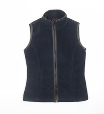 Country Lifestyle Womens Blue Gilet Jacket Size 8 Zip