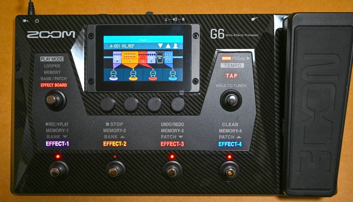 ZOOM G6 Multi-Effects Processor for Guitar | eBay