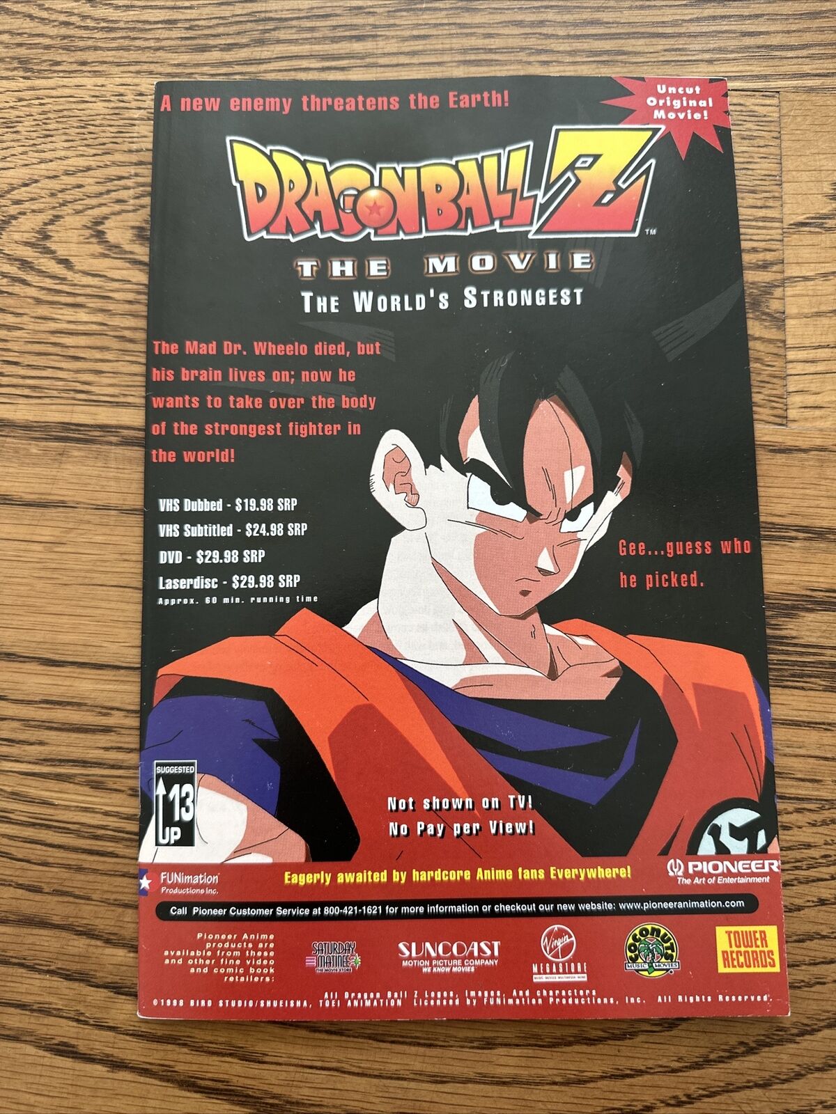 Dragonball Z Tactics Uncut VHS Majin Buu Saga DBZ Anime Akira Toriyama  Vintage 704400033537