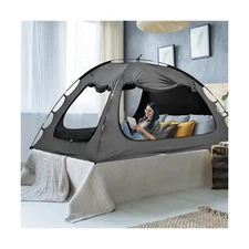 SUNYRISY Bed Tent Twin Size Bed Canopy, Indoor Tent for Adult and Kids, 3 Doo...