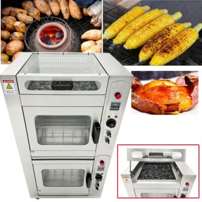 5.6KW Volcanic Stone Baked Sweet Potato Oven Electric Oven Roasted Corn Commerc