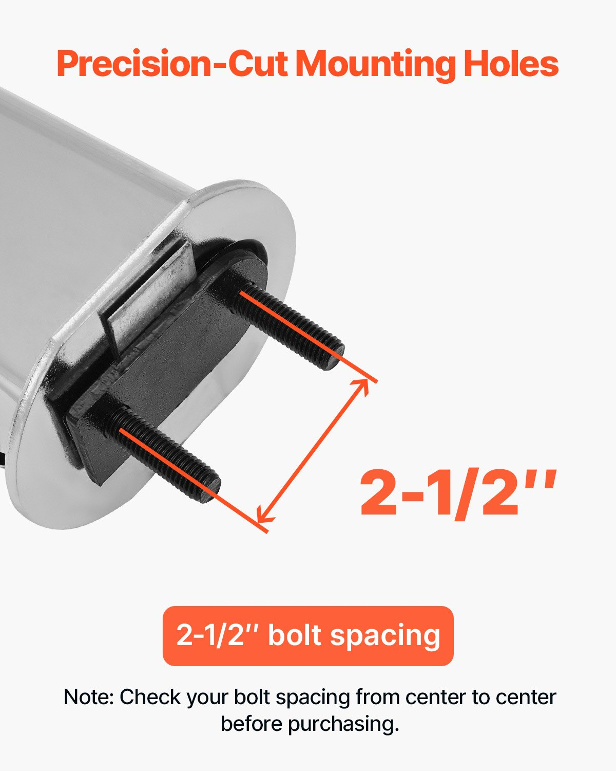 Heavy-Duty Straight Spring Mud Flap Hangers for Semi Trucks 2.5