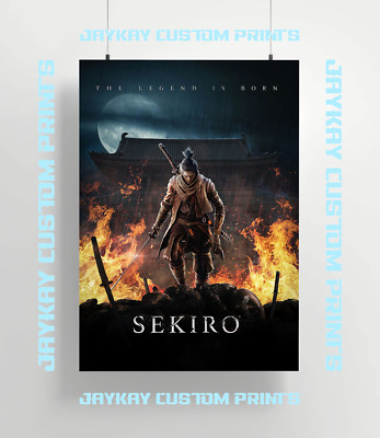 Sekiro Video Game Poster Print - No Frame