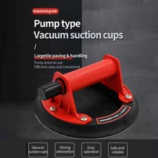 8 Inch Air Pump Vacuum Suction Cups Powerful Hand Pump Sucker Handling Tools New