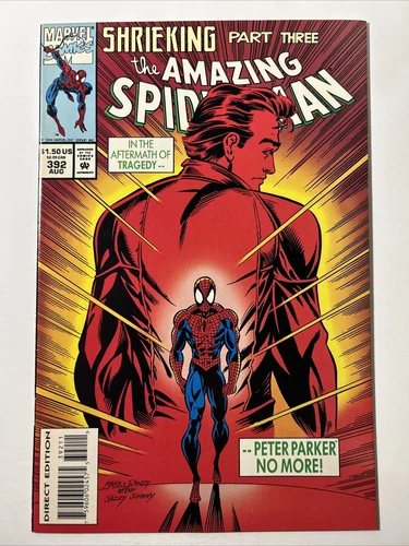 AMAZING SPIDER-MAN #392 (Marvel 1994): CVR HOMAGE TO ASM 50 / SHRIEK!  --  NM