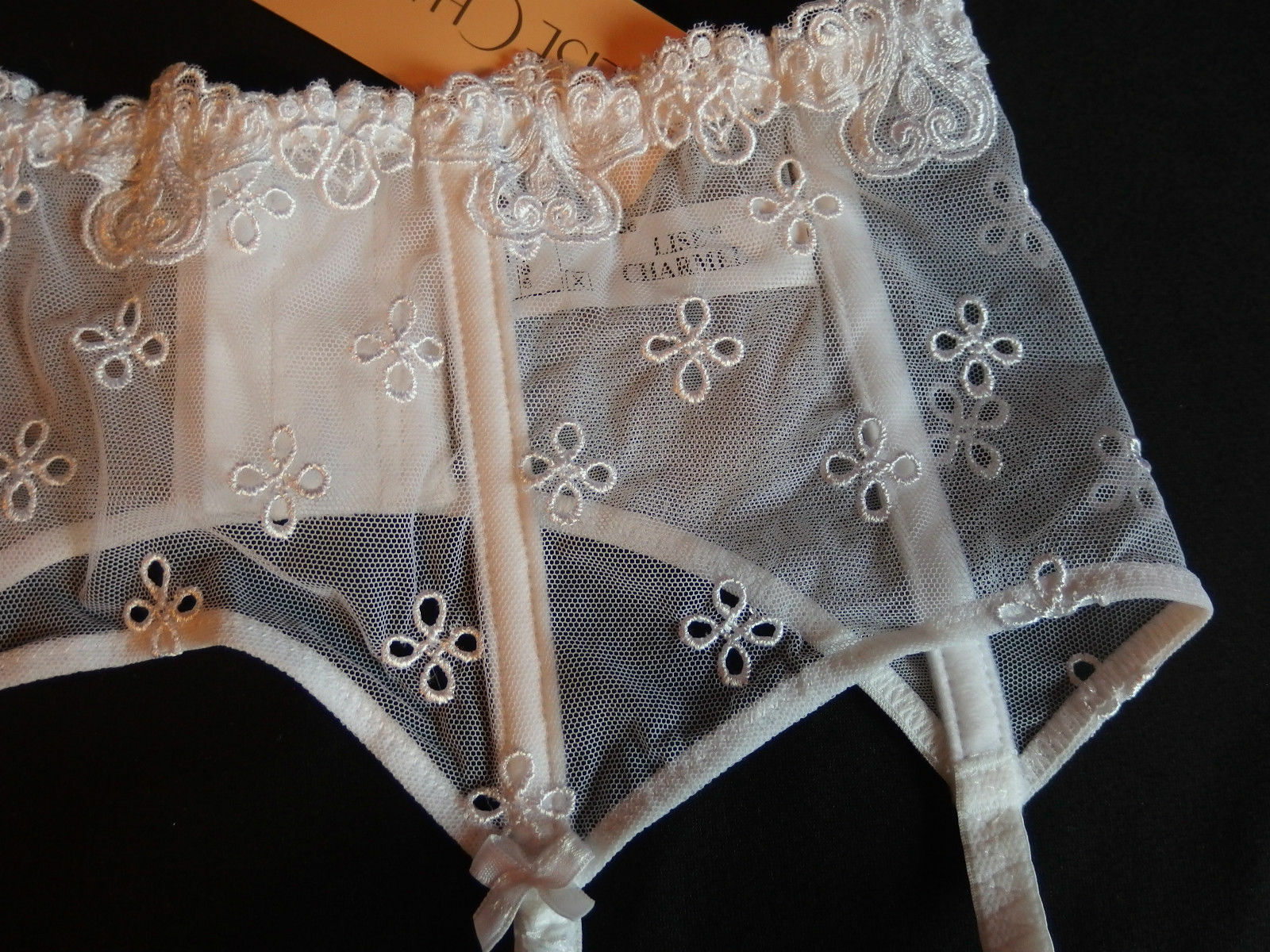 Serre-taille Porte-jarretelles Lise Charmel – Blanc, Taille L, Rétro Chic, Neuf Avec étiquettes