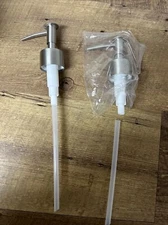 Metal Soap Pump Liquid Lotion Dispenser Replacement Head ~ 2 PACK -FREE SHIPPING